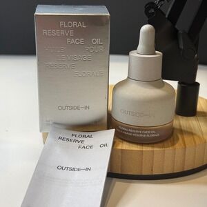 Outside-In • Floral Reserve Face Oil • 1oz • Moisturizing Radiance Serum • NIB